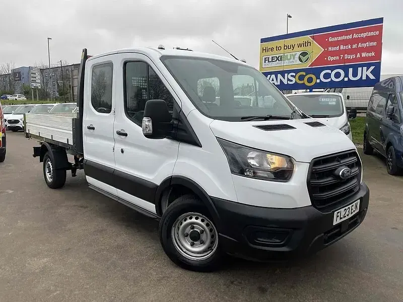 Used Ford Transit 130 HP (95 kW) 2023 White Cabriolet