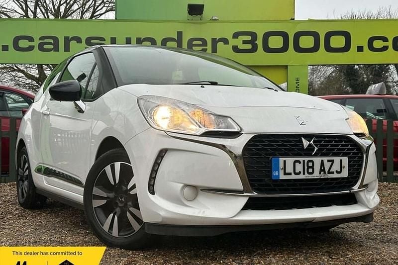 White Used 2018 DS Automobiles DS3 Chic Hatchback | £4,700 (Fair price) - Image 1/1