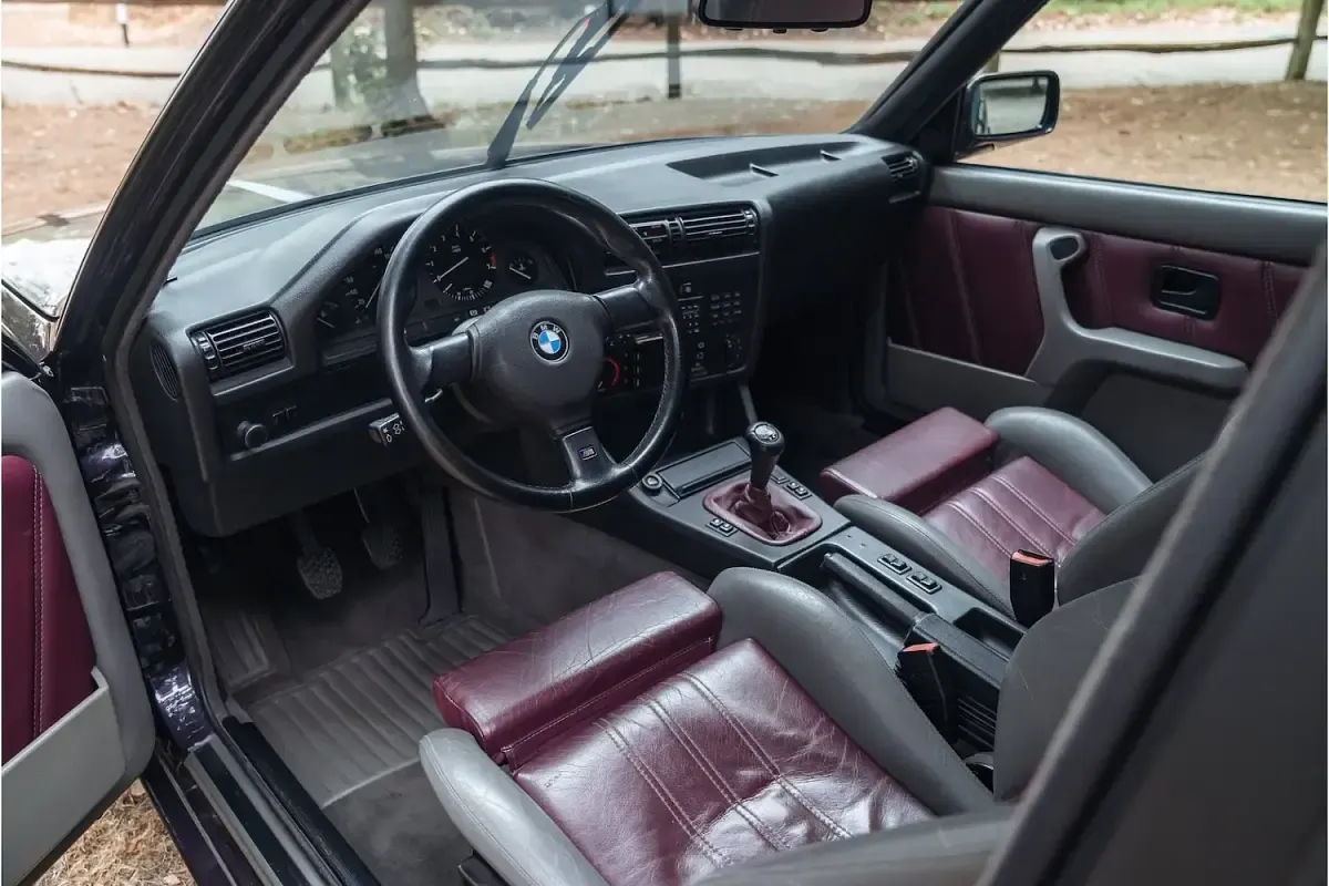Used BMW 325 1990 Purple Coupe