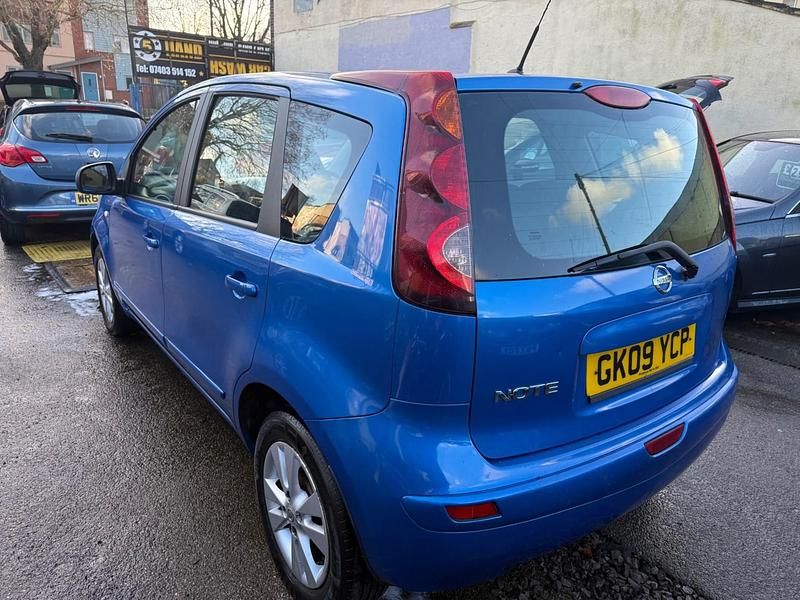 Used Nissan Note Acenta 110 HP (80 kW) 2009 Blue MPV