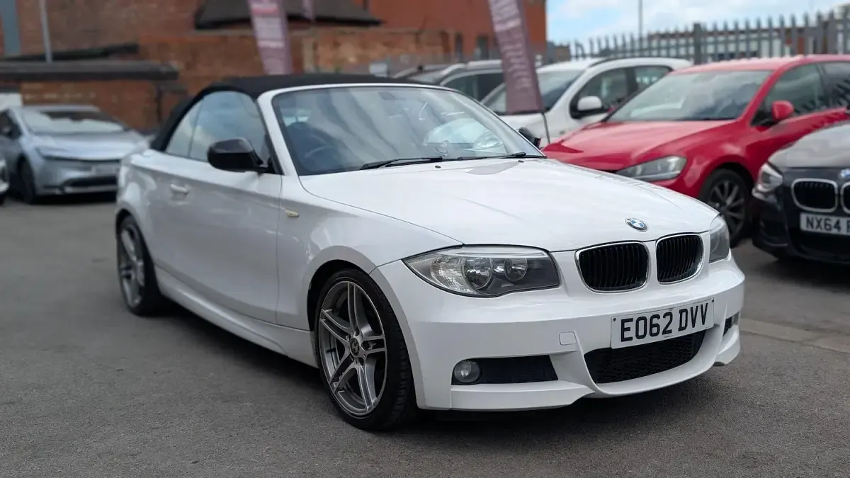 Used BMW 118 Cabriolet Sport Line 2012 White Cabriolet