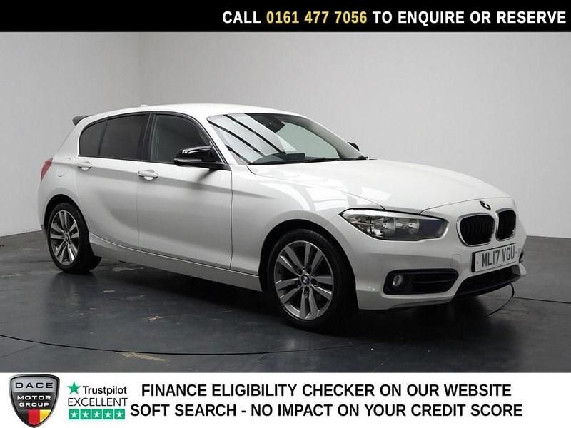 Used BMW 118 Sport Line 136 HP (100 kW) 2017 White Hatchback
