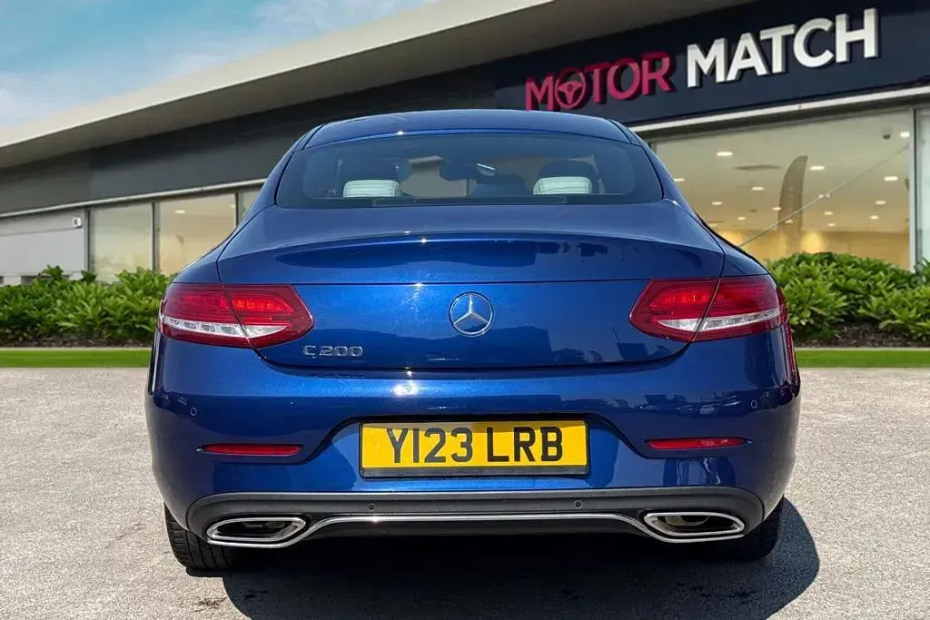 Used Mercedes C200 Premium 2017 Blue Coupe