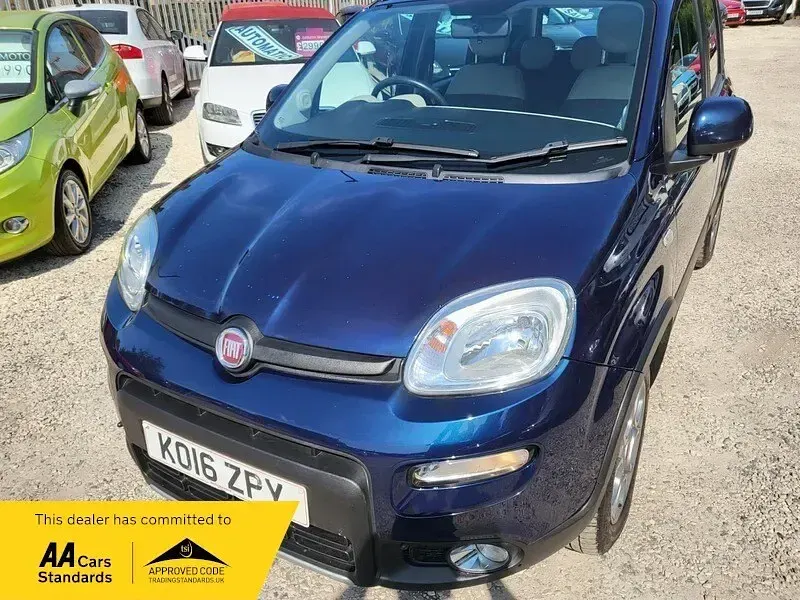 Used Fiat Panda 85 HP (62 kW) 2016 Blue Hatchback