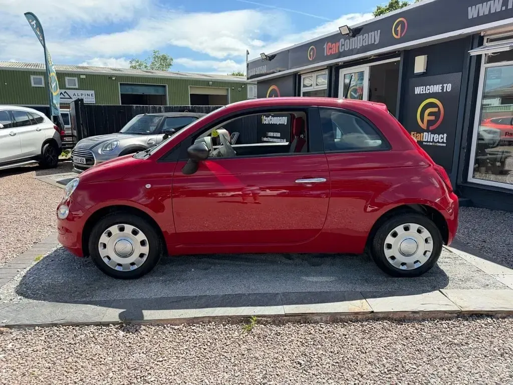Used Fiat 500 Pop 69 HP (50 kW) 2016 Red Hatchback