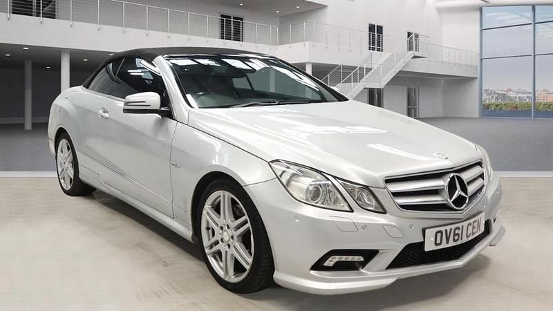 Silver Used 2011 Mercedes E250 Sport Edition Cabriolet | £3,999 (Good price) - Image 1/3