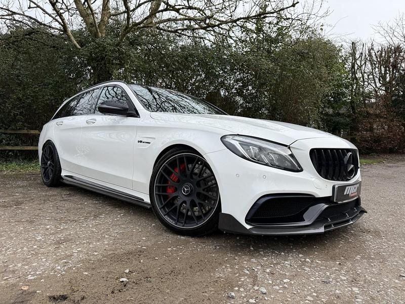 Used Mercedes C63 AMG AMG 2017 White Estate