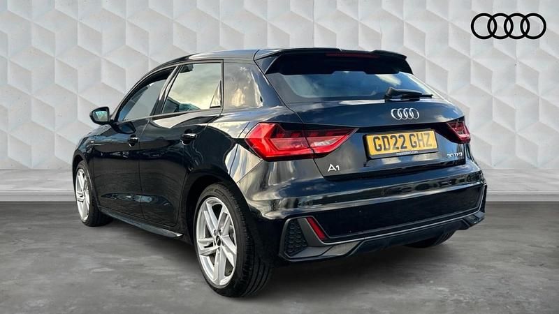 Used Audi A1 Sportback S-Line 2022 Mythos black Hatchback