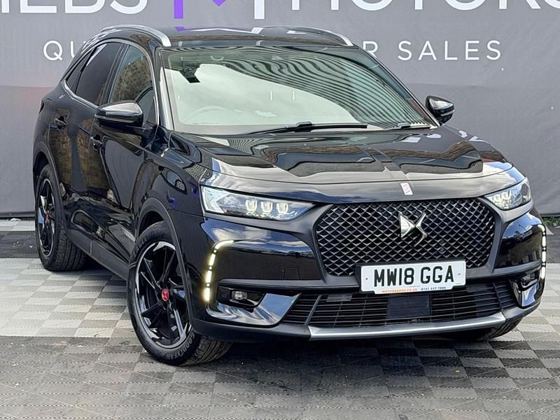 Used DS Automobiles DS7 Crossback Performance 130 HP (95 kW) 2018 Black SUV