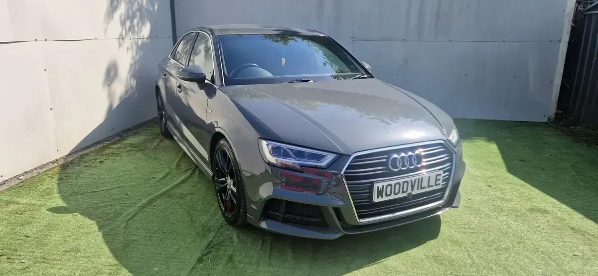 Used Audi A3 S-Line 150 HP (110 kW) 2017 Grey Sedan
