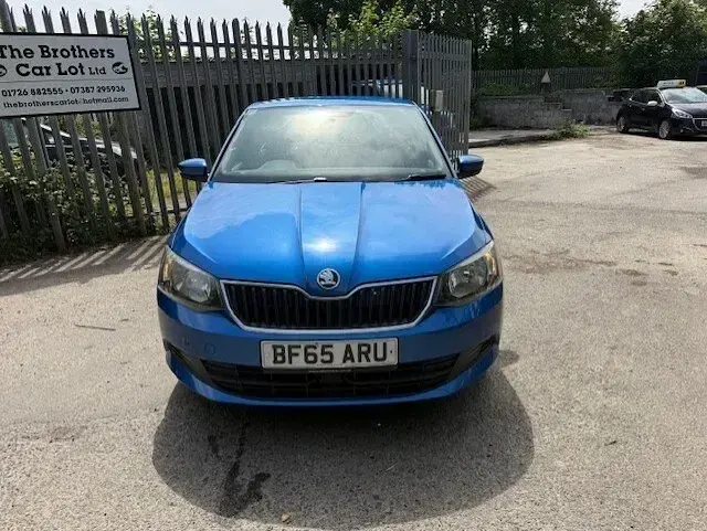 Used Skoda Fabia SE 60 HP (44 kW) 2015 Blue Hatchback