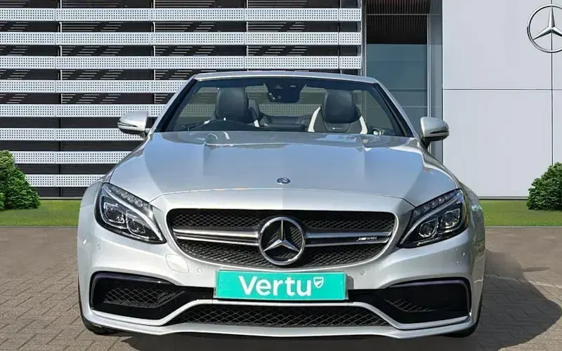Used Mercedes C63 AMG Premium 510 HP (375 kW) 2017 Silver Cabriolet