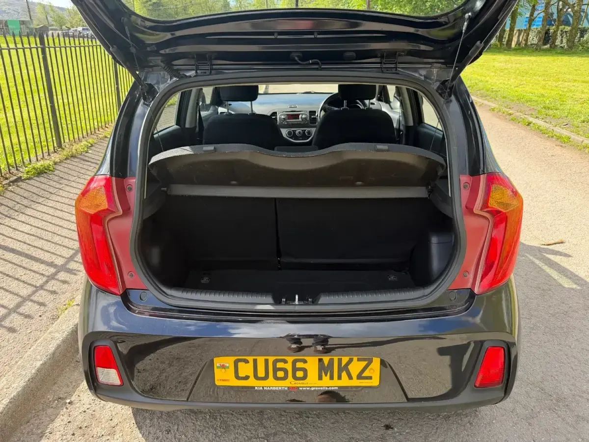 Second-hand Kia Picanto Air 66 CP (48 kW) 2016 Negru Hatchback