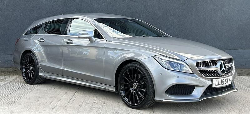 Silver Used 2015 Mercedes CLS220 AMG line Estate | £10,395 (Fair price) - Image 1/4