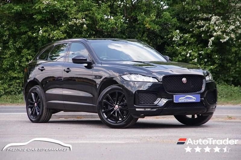 Black Used 2020 Jaguar F-Pace Chequered Flag SUV | £23,699 (Fair price) - Image 1/4