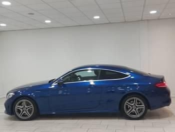 Used Mercedes C300 AMG Line Premium 245 HP (180 kW) 2019 Blue Coupe