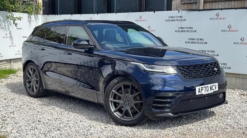Blue Used 2021 Land Rover Range Rover Velar HSE Dynamic SUV | £30,695 (Good price) - Image 1/4