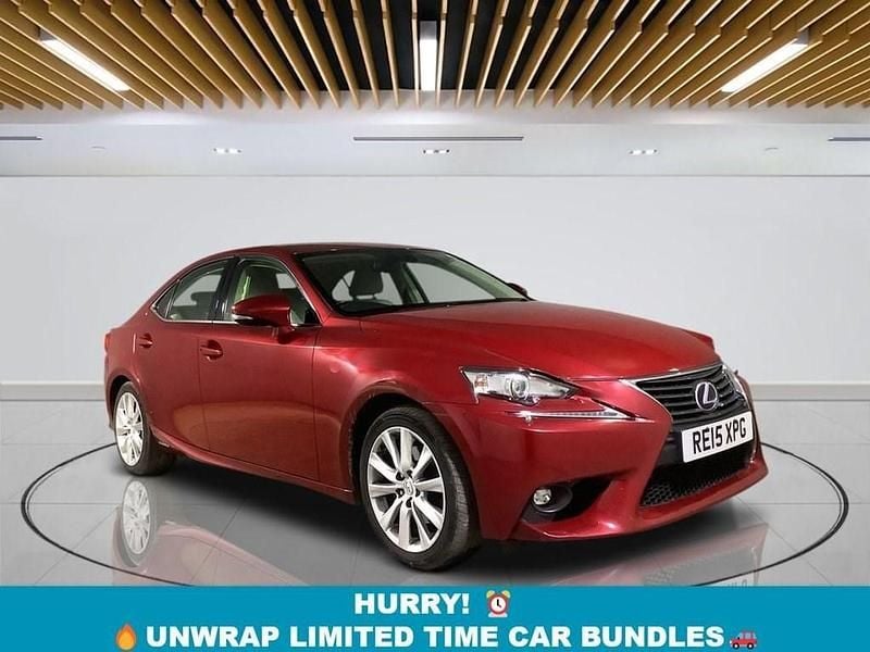 Red Used 2015 Lexus IS300h Executive Line Sedan | £9,549 (Good price) - Image 1/4