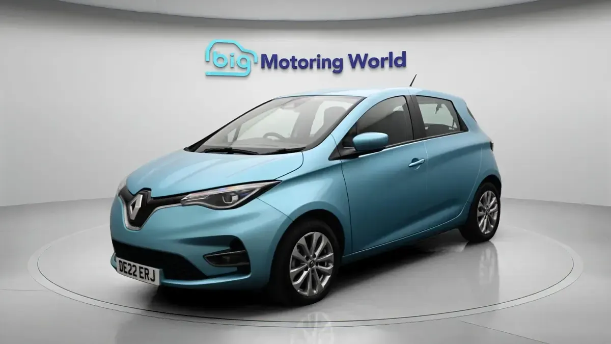 Used Renault Zoe Iconic 100 kW (136 HP) 2021 Blue Hatchback