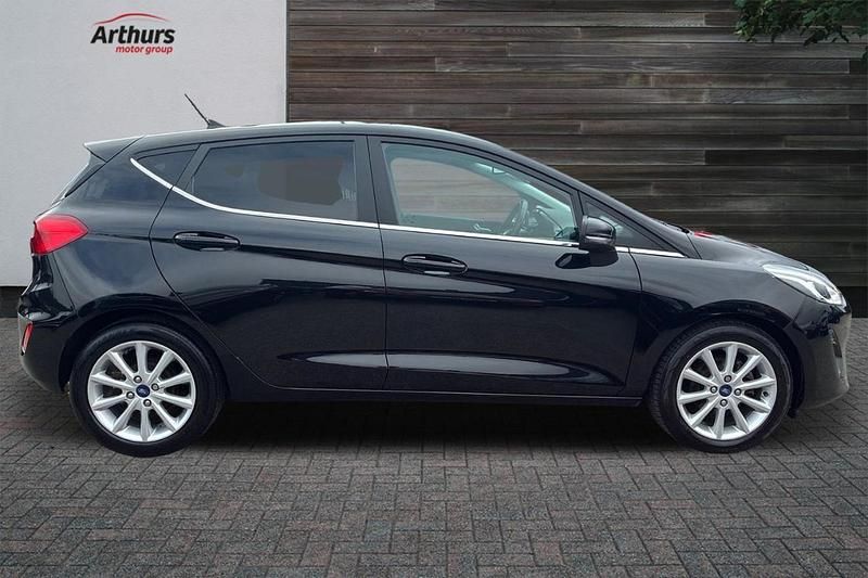 Black Used 2021 Ford Fiesta Titanium Hatchback | £9,790 (Fair price) - Image 1/4