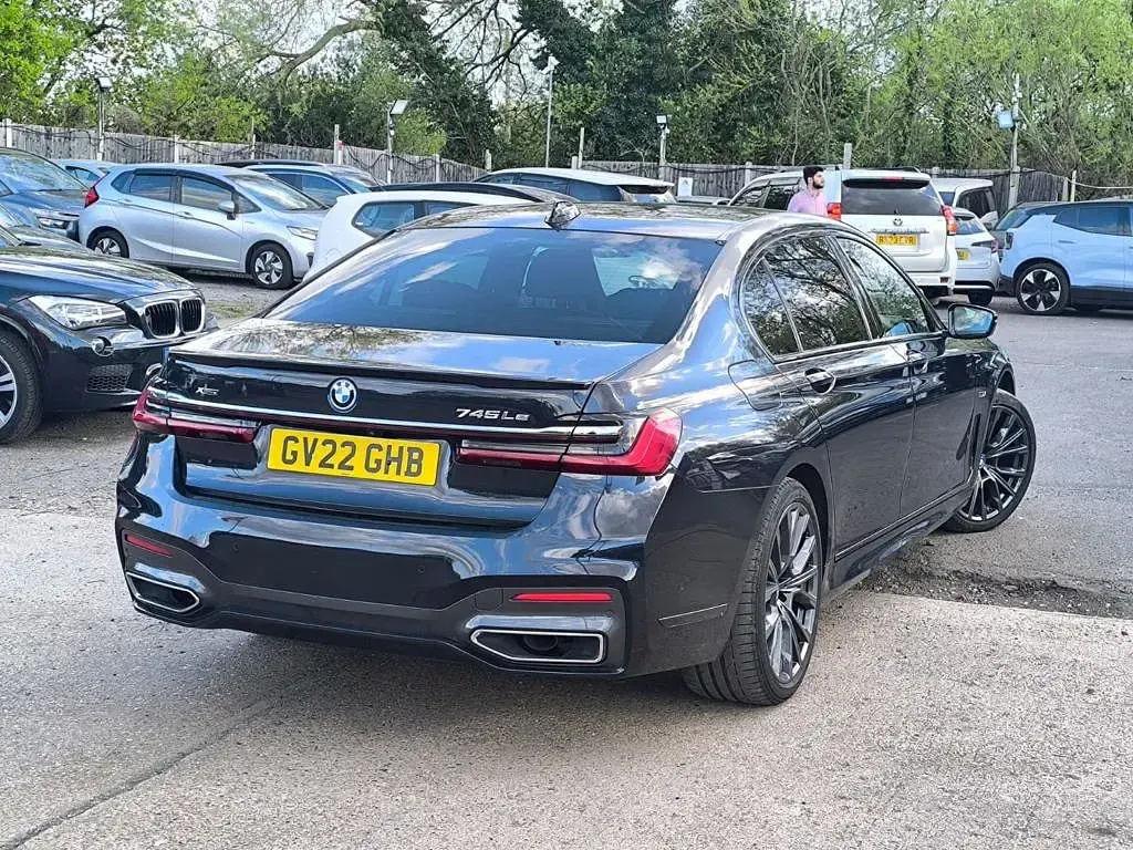Used BMW 745e M Sport 2022 Black Sedan