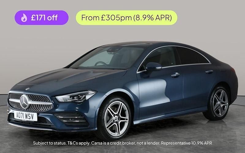 Blue Used 2021 Mercedes CLA250e AMG Line Premium Plus Sedan | £23,453 (Good price) - Image 1/2