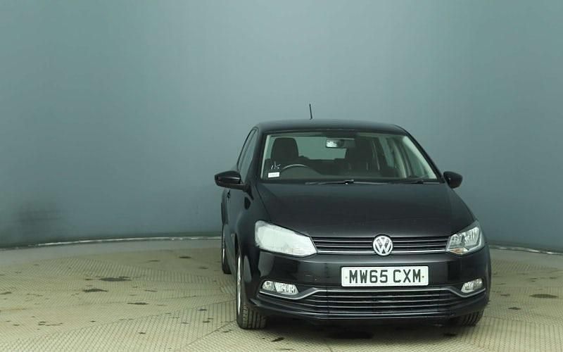 Used VW Polo SE 90 HP (66 kW) 2015 Black Hatchback