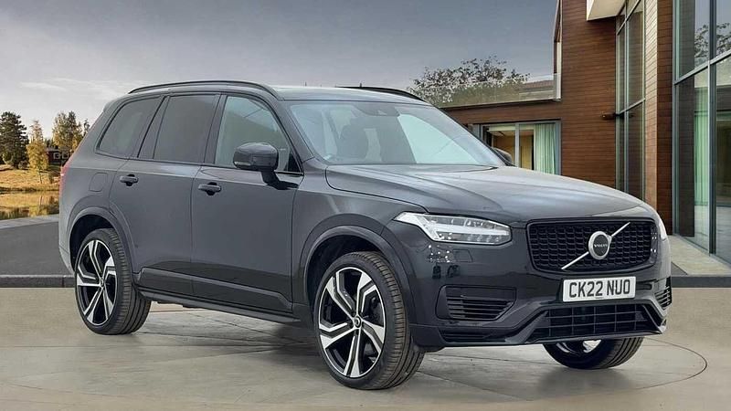 Black Used 2022 Volvo XC90 R-Design SUV | £41,490 (Fair price) - Image 1/4