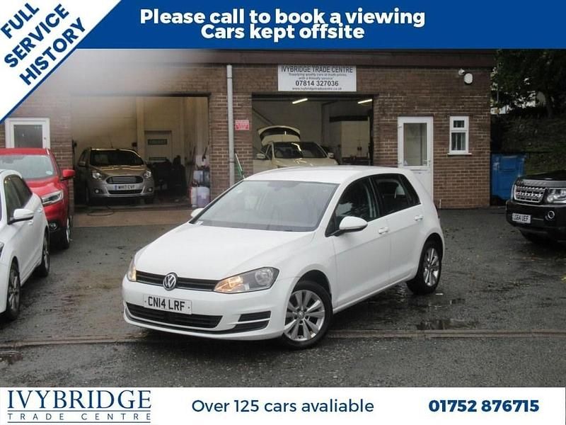 White Used 2014 VW Golf VII SE Hatchback | £4,995 (Good price) - Image 1/2