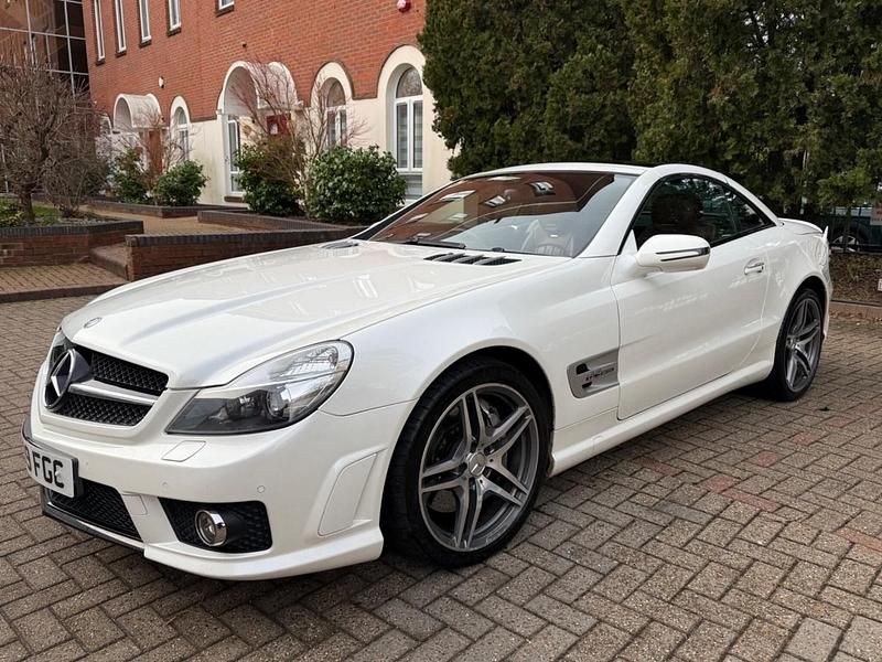 Used Mercedes SL63 AMG 2009 White Cabriolet