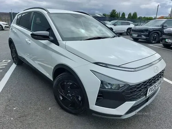 New Hyundai Bayon Blackline 90 HP (66 kW) 2026 White SUV