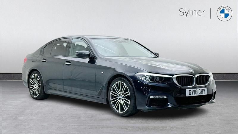 Black Used 2018 BMW 520 M Sport Sedan | £18,750 (Fair price) - Image 1/4