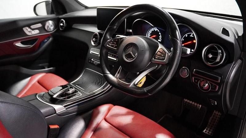 Used Mercedes GLC250 AMG line 2017 Black Coupe