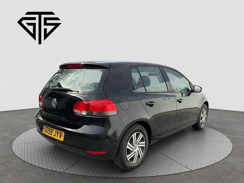 Used VW Golf VI S 79 HP (58 kW) 2009 Black Hatchback