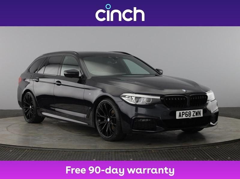 Black Used 2019 BMW 520 M Sport Estate | £16,249 (Super price) - Image 1/3