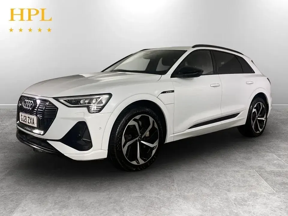 Used Audi e-tron Black Edition 300 kW (408 HP) 2021 White SUV