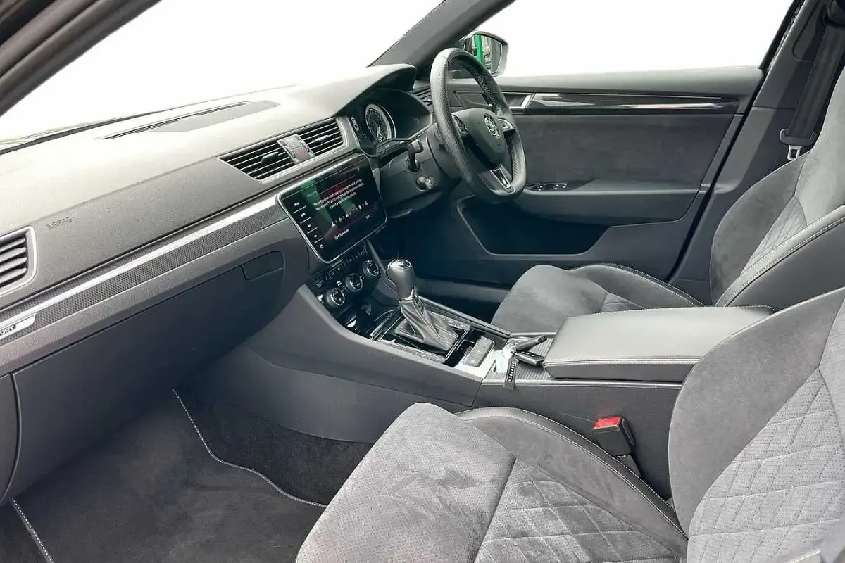 Used Skoda Superb SportlinePlus 110 HP (80 kW) 2019 Black magic pearlescent Hatchback