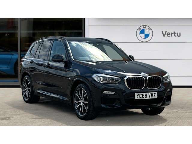 Black Used 2018 BMW X3 M Sport SUV | £26,418 (Fair price) - Image 1/4