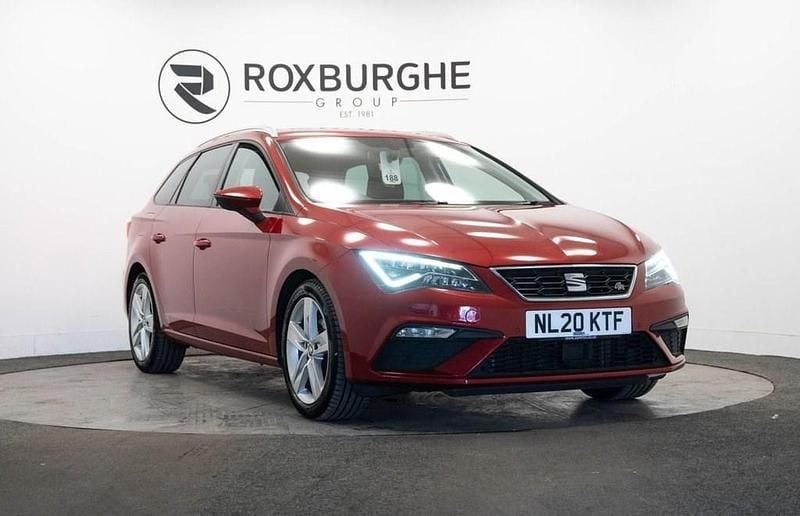 Red Used 2020 Seat Leon FR Estate | £12,940 (Fair price) - Image 1/4