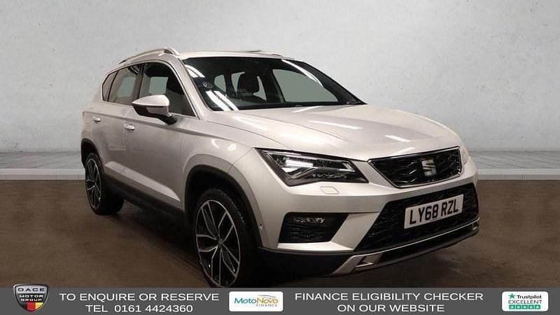 Silver Used 2019 Seat Ateca XCELLENCE Lux SUV | £13,470 (Good price) - Image 1/4