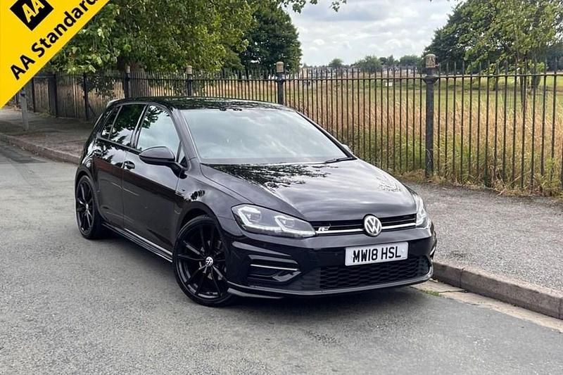 Black Used 2018 VW Golf VII R-line Hatchback | £13,995 (Fair price) - Image 1/1