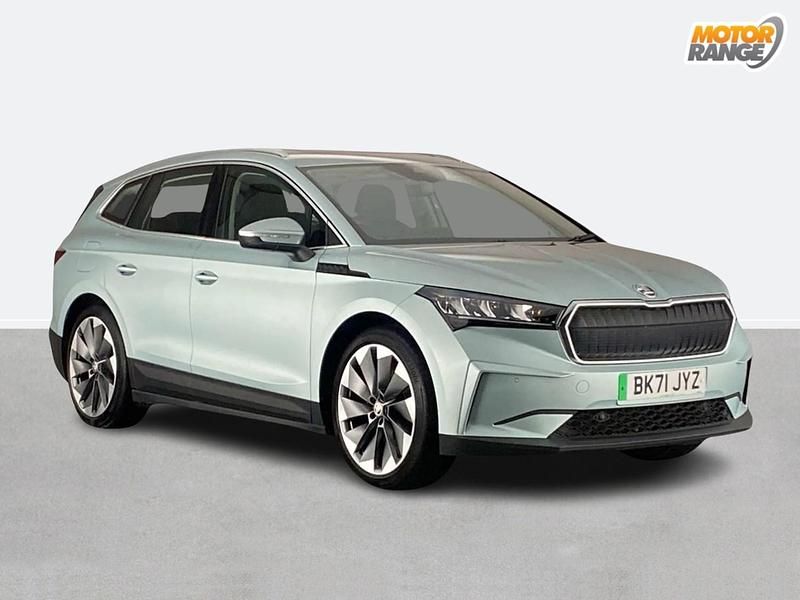 Silver Used 2021 Skoda Enyaq iV ecoSuite SUV | £16,495 (Fair price) - Image 1/4