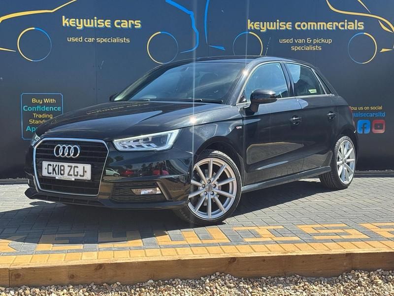 Black Used 2018 Audi A1 Sportback S-Line Hatchback | £12,990 (Fair price) - Image 1/4