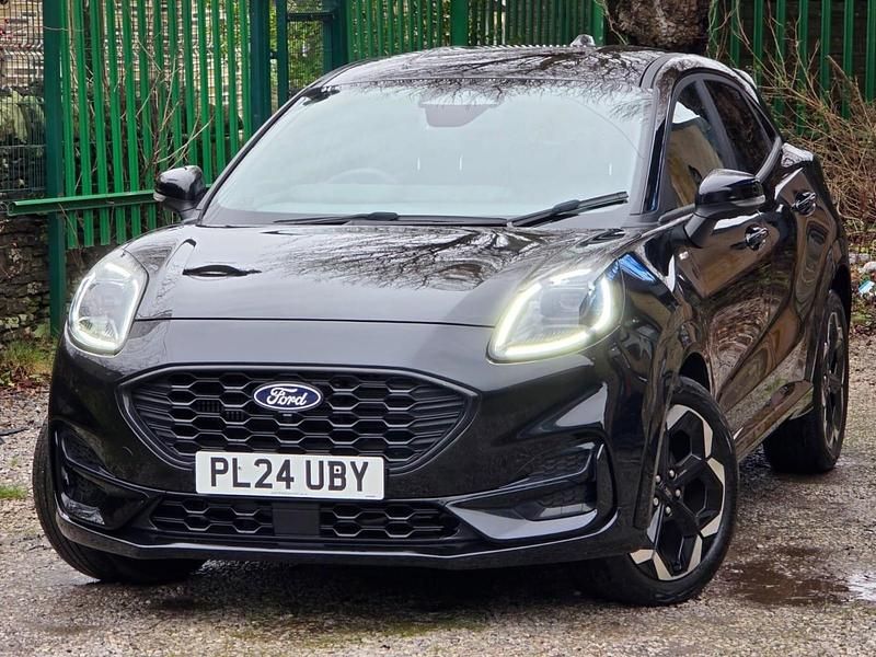 Black Used 2024 Ford Puma ST-Line X Hatchback | £13,990 (Super price) - Image 1/4