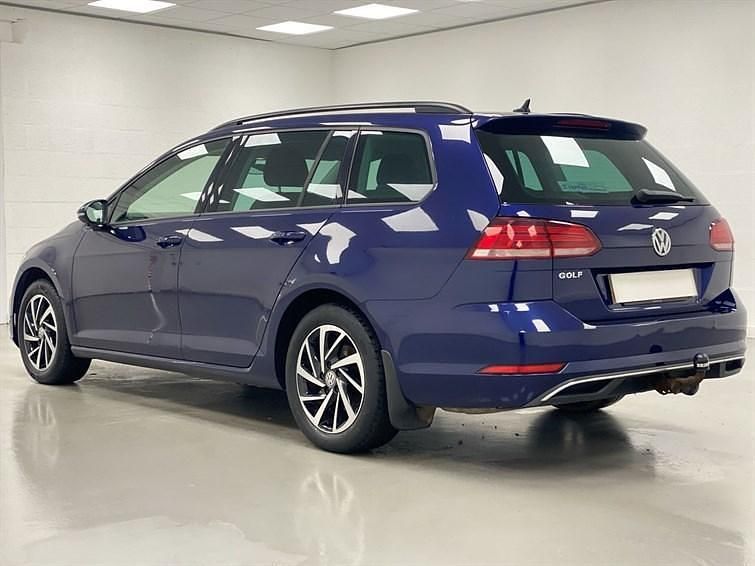 Begagnad VW Golf VII Edition 2020 Blå Kombi