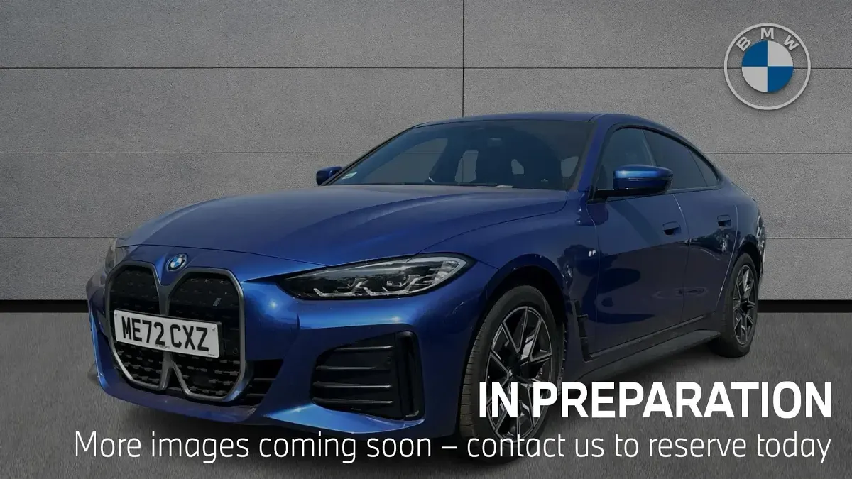 Used BMW i4 M Sport 246 kW (335 HP) 2022 Blue Sedan
