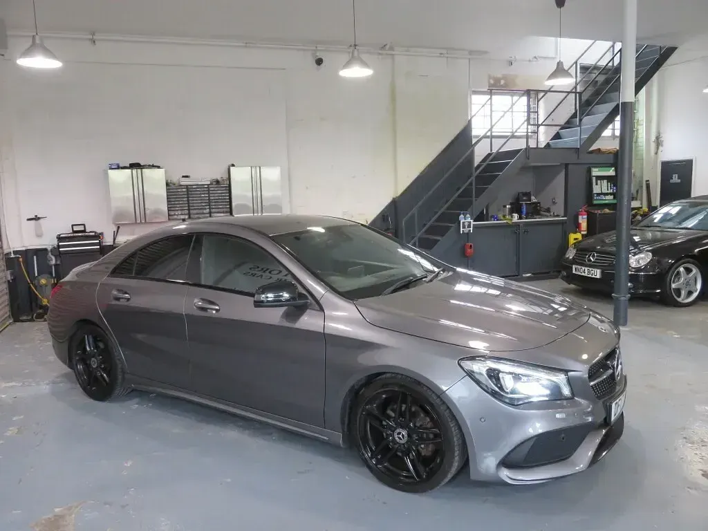 Used Mercedes CLA180 AMG line 2017 Grey Coupe