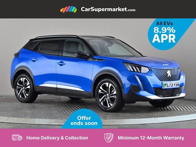 Blue Used 2023 Peugeot e-2008 GTi SUV | £16,847 (A bit pricey) - Image 1/3