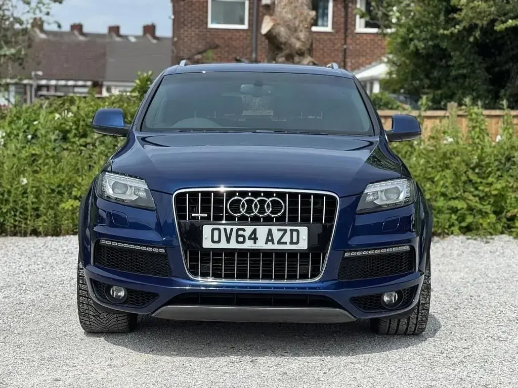 Used Audi Q7 S-line plus 340 HP (250 kW) 2014 Blue SUV