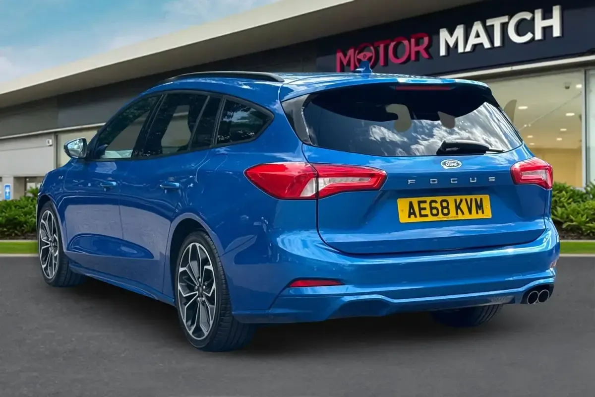 Used Ford Focus ST-Line X 150 HP (110 kW) 2018 Blue Estate